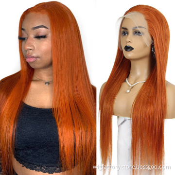 Factory cheap colorful wigs human hair lace front, cuticle aligned 350 lace frontal wig, 100 human hair wigs 350 color